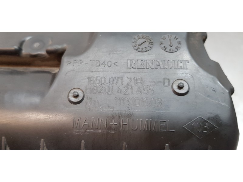 Recambio de filtro aire para renault scenic iv grand zen referencia OEM IAM 165007121R  