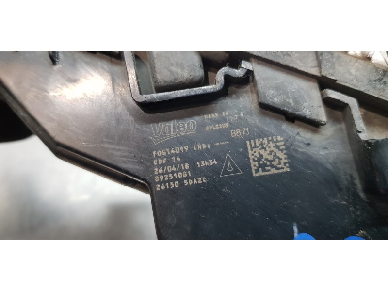 Recambio de faro antiniebla derecho para infiniti qx30 premium referencia OEM IAM 261505DA2C  