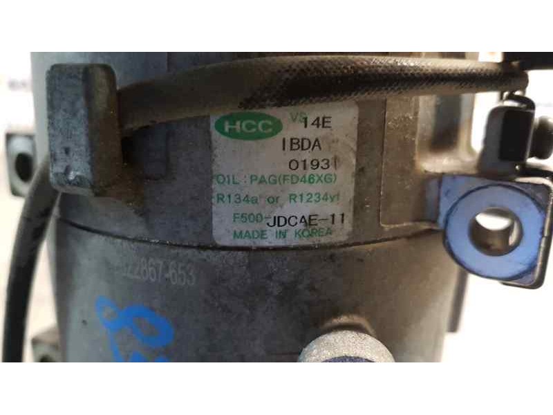 Recambio de compresor aire acondicionado para kia pro_cee´d ( ) edition 7 referencia OEM IAM 97701A6500  