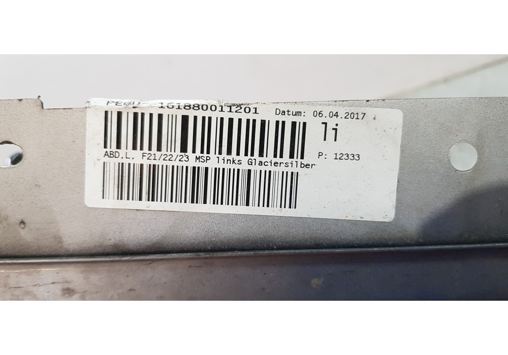 Recambio de faldon lateral para bmw serie 1 lim. (f20/f21) 116d m sport referencia OEM IAM 51778056817  