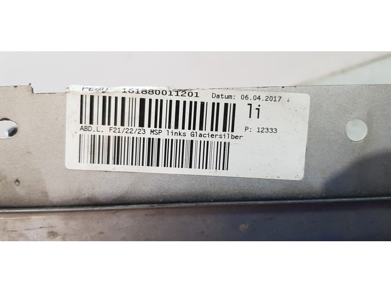 Recambio de faldon lateral para bmw serie 1 lim. (f20/f21) 116d m sport referencia OEM IAM 51778056817  