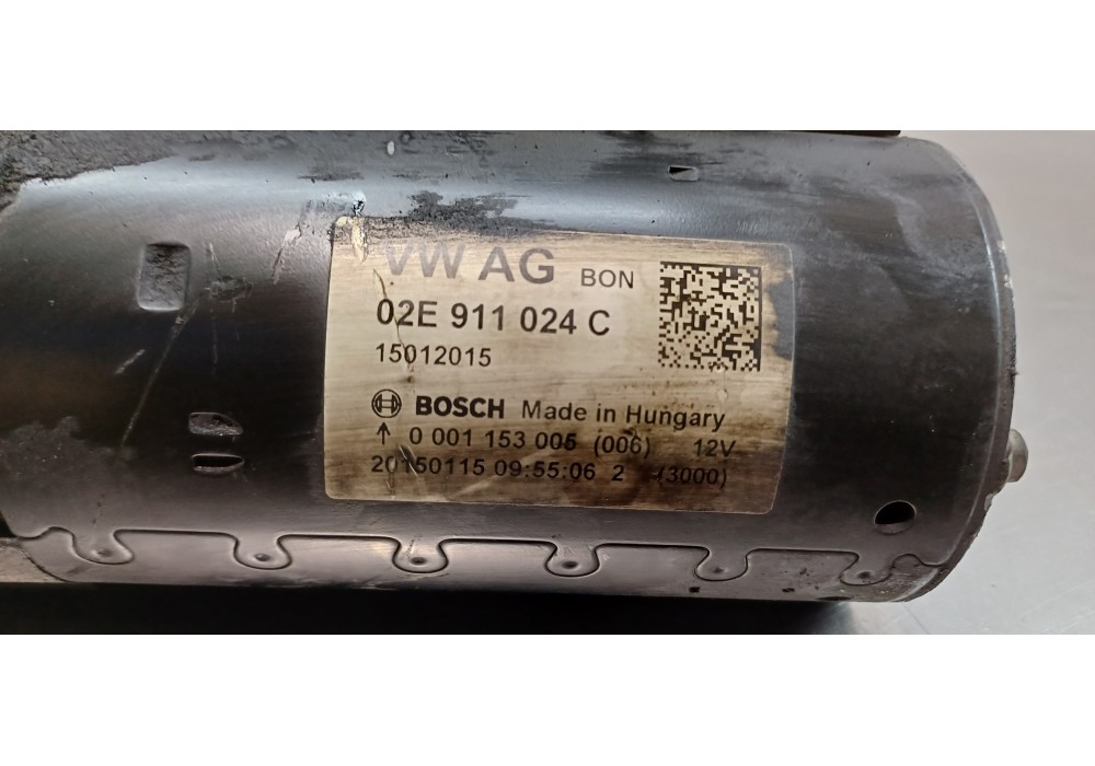 Recambio de motor arranque para volkswagen t5 bus (7e) caravelle comfortline lang 4motion referencia OEM IAM 02E911024C  
