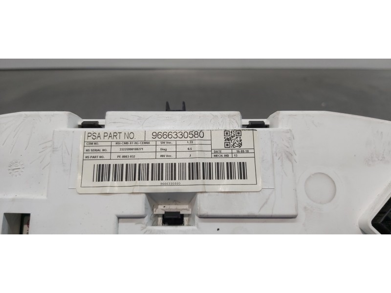 Recambio de cuadro instrumentos para citroen c5 station wagon exclusive referencia OEM IAM 9666330580  
