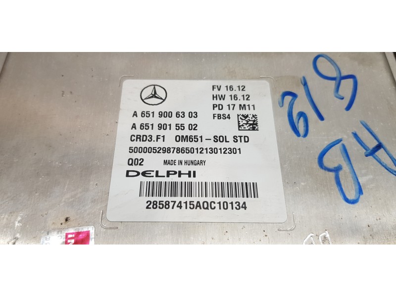 Recambio de centralita motor uce para infiniti qx30 premium referencia OEM IAM A6519006303  