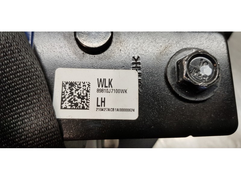 Recambio de cinturon seguridad trasero izquierdo para kia ceed sportswagon tech referencia OEM IAM 89810J7100WK  