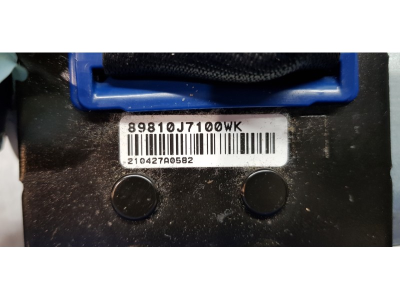 Recambio de cinturon seguridad trasero izquierdo para kia ceed sportswagon tech referencia OEM IAM 89810J7100WK  