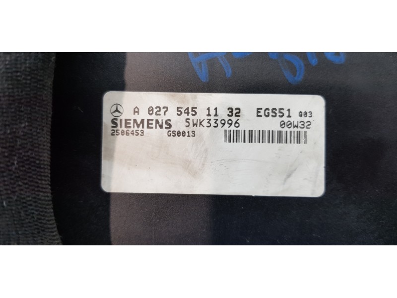 Recambio de modulo electronico para mercedes clase s (w220) berlina 430 (220.070) referencia OEM IAM A0275451132 5WK33996 