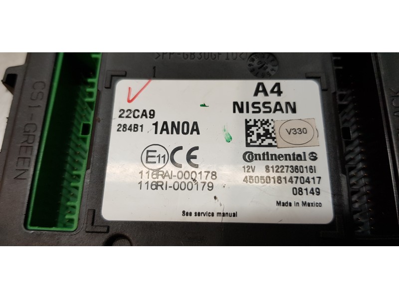 Recambio de modulo electronico para nissan murano (z51) básico referencia OEM IAM 284B11AN0A  