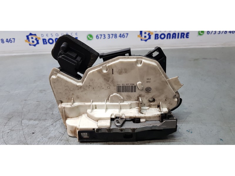Recambio de cerradura puerta delantera derecha para skoda rapid active referencia OEM IAM 5E1837016A  