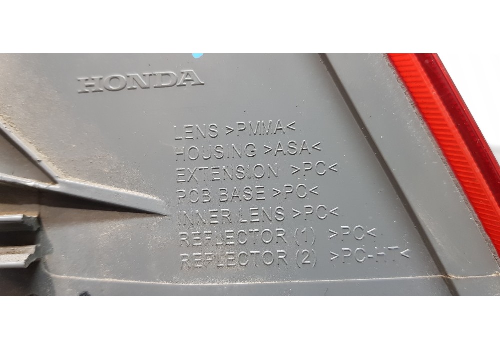 Recambio de piloto trasero derecho para honda civic (fk) 1.6 i-dtec comfort referencia OEM IAM FR26260204  