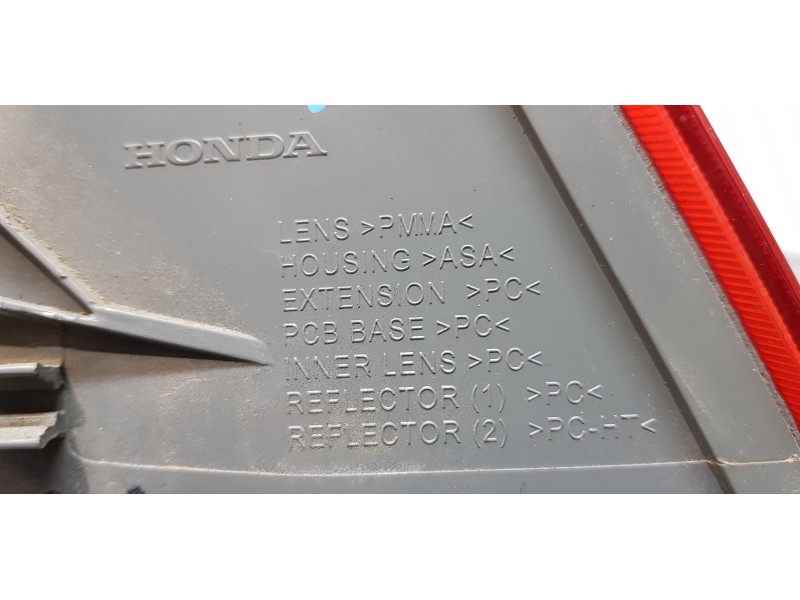 Recambio de piloto trasero derecho para honda civic (fk) 1.6 i-dtec comfort referencia OEM IAM FR26260204  