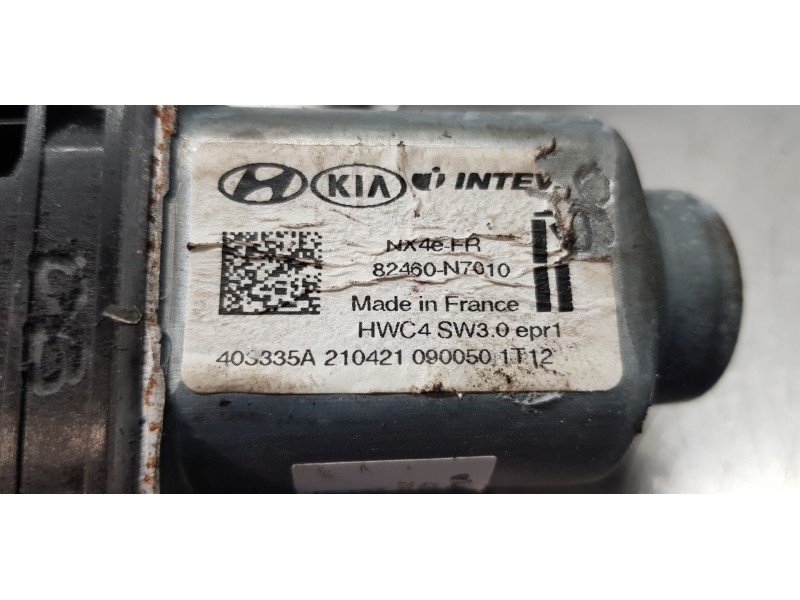 Recambio de elevalunas delantero derecho para hyundai tucson hybrid referencia OEM IAM 82460N7010 82404N7000 BA020K0030