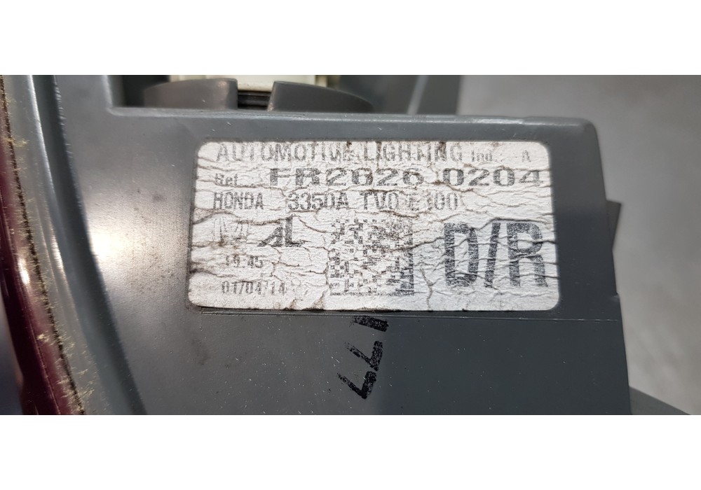 Recambio de piloto trasero derecho para honda civic (fk) 1.6 i-dtec comfort referencia OEM IAM FR26260204  