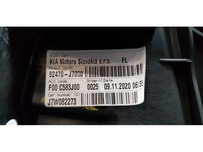 Recambio de elevalunas delantero izquierdo para kia ceed sportswagon tech referencia OEM IAM 82471J7000 82470J7000 