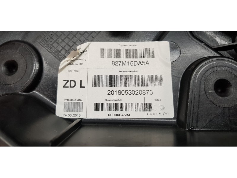 Recambio de elevalunas trasero izquierdo para infiniti qx30 premium referencia OEM IAM 827215DM0A  