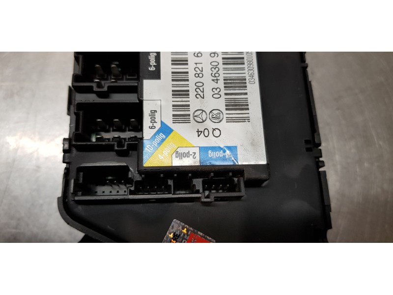 Recambio de modulo electronico para mercedes clase s (w220) berlina 320 cdi (220.025) referencia OEM IAM 2208216879   Recambio de modulo electronico para mercedes clase s (w220) berlina 320 cdi (220.025) referencia OEM IAM 2208216879