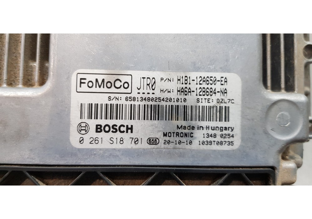 Recambio de centralita motor uce para ford ecosport (cr6) trend referencia OEM IAM H1B112A650EA HA6A12B684NA 0261S18701 Recambio de centralita motor uce para ford ecosport (cr6) trend referencia OEM IAM H1B112A650EA HA6A12B684NA 0261S18701