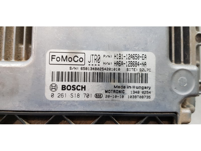 Recambio de centralita motor uce para ford ecosport (cr6) trend referencia OEM IAM H1B112A650EA HA6A12B684NA 0261S18701 Recambio de centralita motor uce para ford ecosport (cr6) trend referencia OEM IAM H1B112A650EA HA6A12B684NA 0261S18701