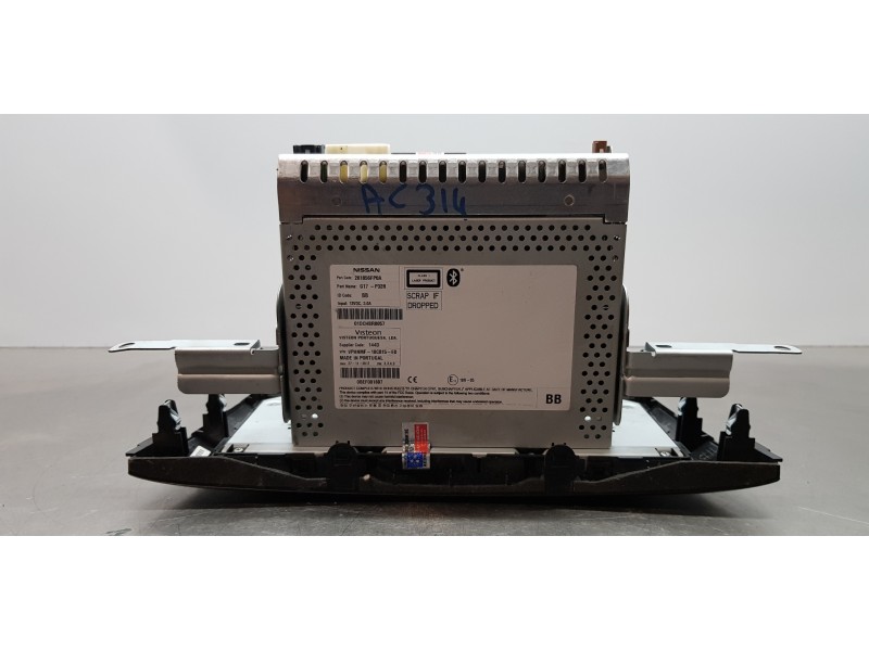 Recambio de sistema audio / radio cd para nissan x-trail (t32) acenta 4x4 referencia OEM IAM 281856FP0A  