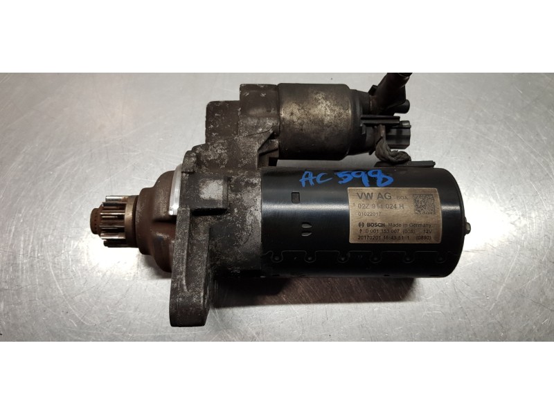 Recambio de motor arranque para skoda rapid active referencia OEM IAM 02Z911024H 0001153007 