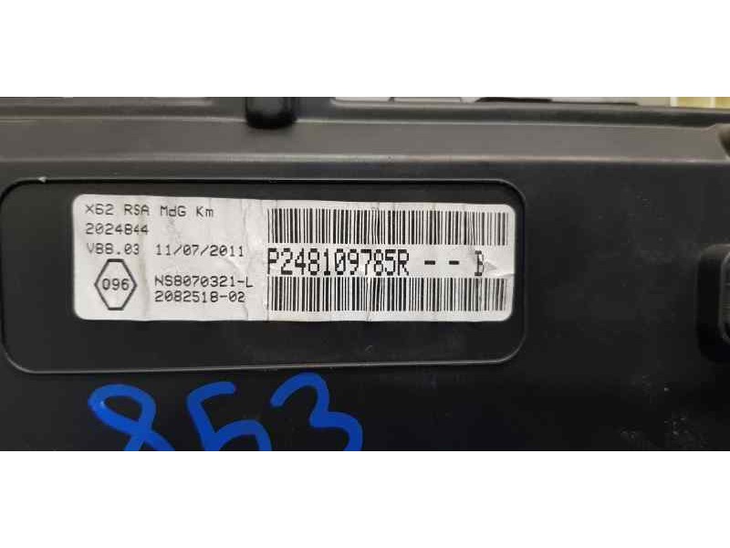 Recambio de cuadro instrumentos para renault master kasten l1h1 ka 2,8t referencia OEM IAM 248109785R   Recambio de cuadro instrumentos para renault master kasten l1h1 ka 2,8t referencia OEM IAM 248109785R