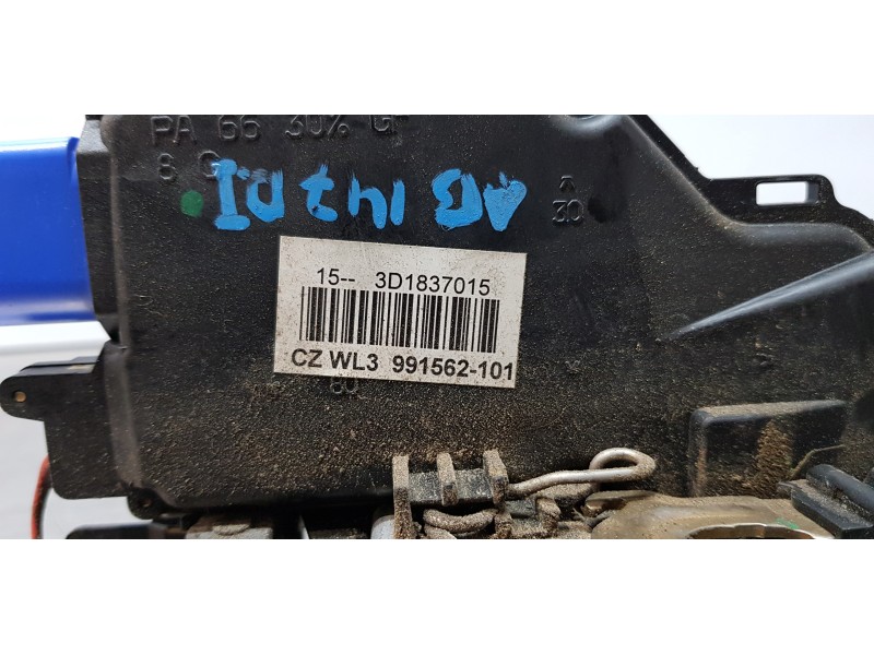 Recambio de cerradura puerta delantera izquierda para volkswagen touareg (7la) tdi r5 referencia OEM IAM 3D1837015   Recambio de cerradura puerta delantera izquierda para volkswagen touareg (7la) tdi r5 referencia OEM IAM 3D1837015
