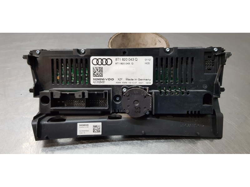 Recambio de mando climatizador para audi a5 coupe (8t) 2.7 tdi referencia OEM IAM 8T1820043Q   Recambio de mando climatizador para audi a5 coupe (8t) 2.7 tdi referencia OEM IAM 8T1820043Q