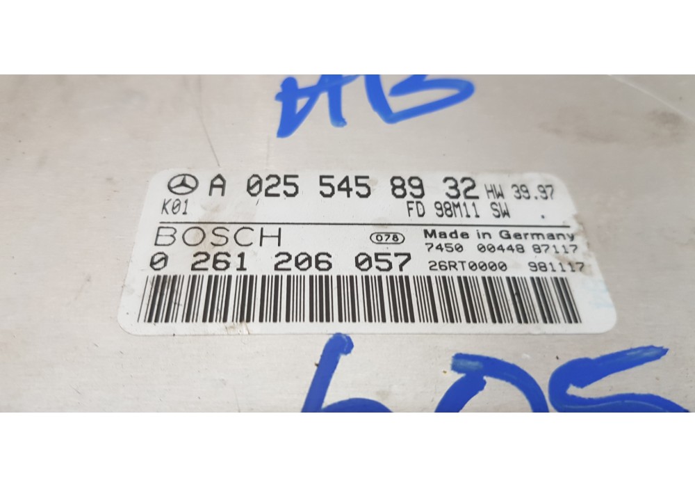 Recambio de centralita motor uce para mercedes clase s (w220) berlina 500 (220.075) referencia OEM IAM A0255458932   Recambio de centralita motor uce para mercedes clase s (w220) berlina 500 (220.075) referencia OEM IAM A0255458932