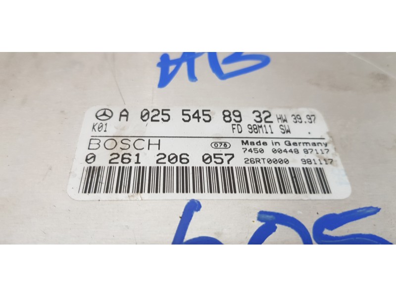 Recambio de centralita motor uce para mercedes clase s (w220) berlina 500 (220.075) referencia OEM IAM A0255458932   Recambio de centralita motor uce para mercedes clase s (w220) berlina 500 (220.075) referencia OEM IAM A0255458932