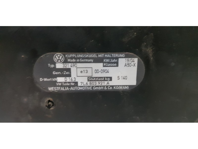 Recambio de refuerzo paragolpes trasero para volkswagen touareg (7la) tdi r5 referencia OEM IAM 7L6803881F   Recambio de refuerzo paragolpes trasero para volkswagen touareg (7la) tdi r5 referencia OEM IAM 7L6803881F