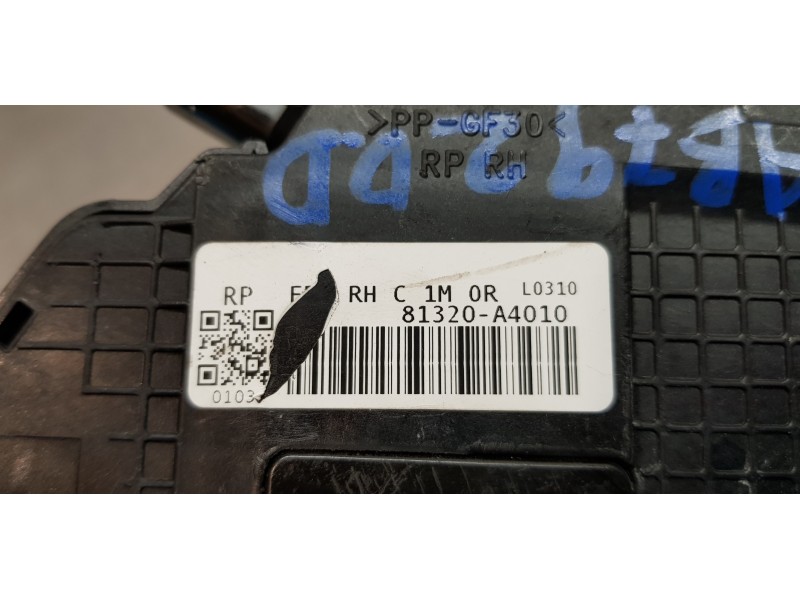 Recambio de cerradura puerta delantera derecha para kia carens ( ) concept referencia OEM IAM 81320A4010  