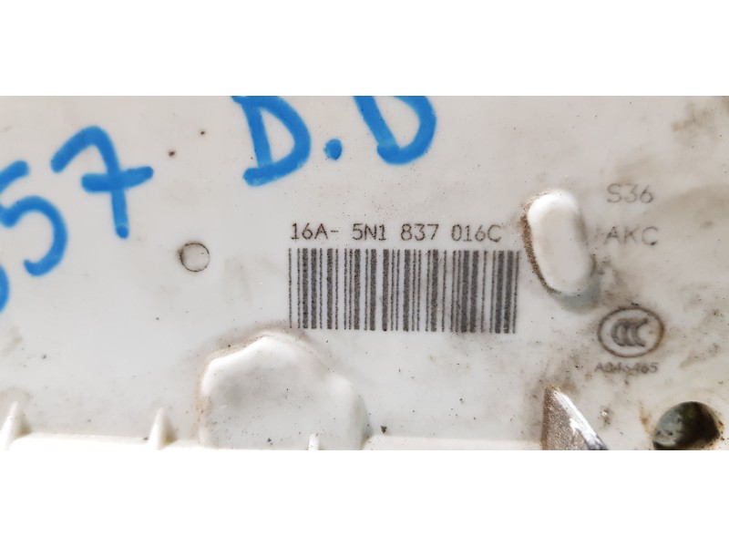 Recambio de cerradura puerta delantera derecha para skoda superb combi (3t5) exclusive referencia OEM IAM 5N1837016C   Recambio de cerradura puerta delantera derecha para skoda superb combi (3t5) exclusive referencia OEM IAM 5N1837016C