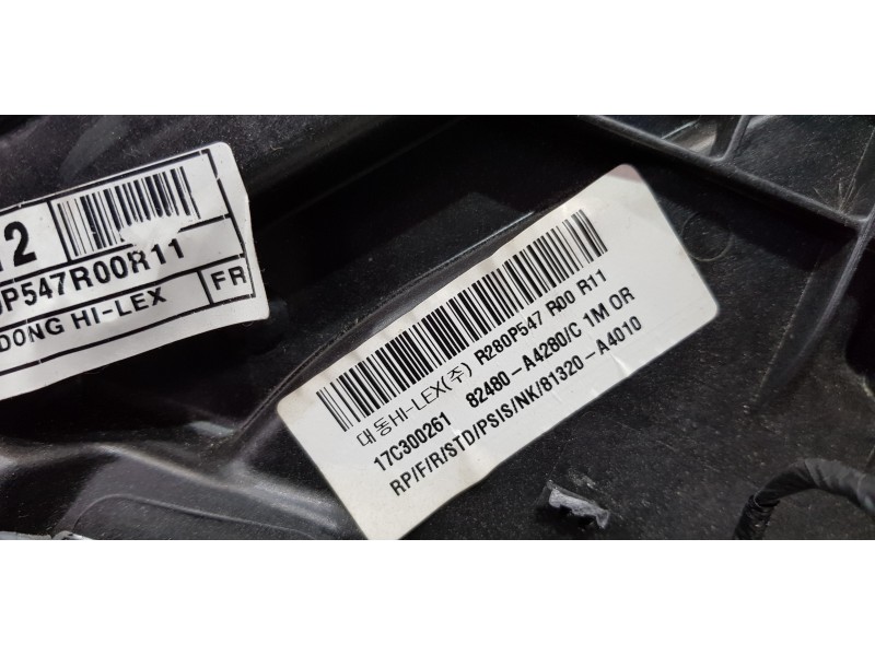 Recambio de elevalunas delantero derecho para kia carens ( ) concept referencia OEM IAM 82460A4000  