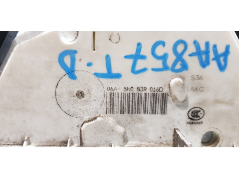 Recambio de cerradura puerta trasera derecha para skoda superb combi (3t5) exclusive referencia OEM IAM 5N0839016D   Recambio de cerradura puerta trasera derecha para skoda superb combi (3t5) exclusive referencia OEM IAM 5N0839016D