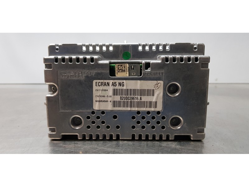 Recambio de pantalla multifuncion para renault scenic ii grand exception referencia OEM IAM 8200029616A   Recambio de pantalla multifuncion para renault scenic ii grand exception referencia OEM IAM 8200029616A