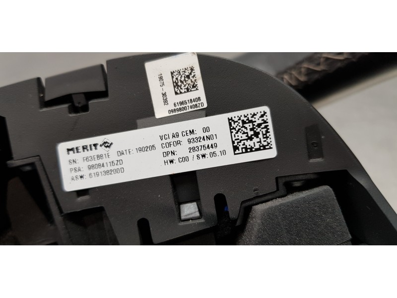 Recambio de volante para peugeot 2008 (p1) active referencia OEM IAM 98181293ZD 98084115ZD  Recambio de volante para peugeot 2008 (p1) active referencia OEM IAM 98181293ZD 98084115ZD