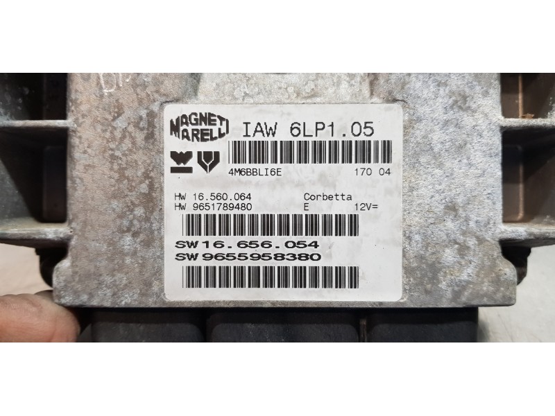 Recambio de centralita motor uce para citroen c8 2.0 16v sx referencia OEM IAM 9655958380  