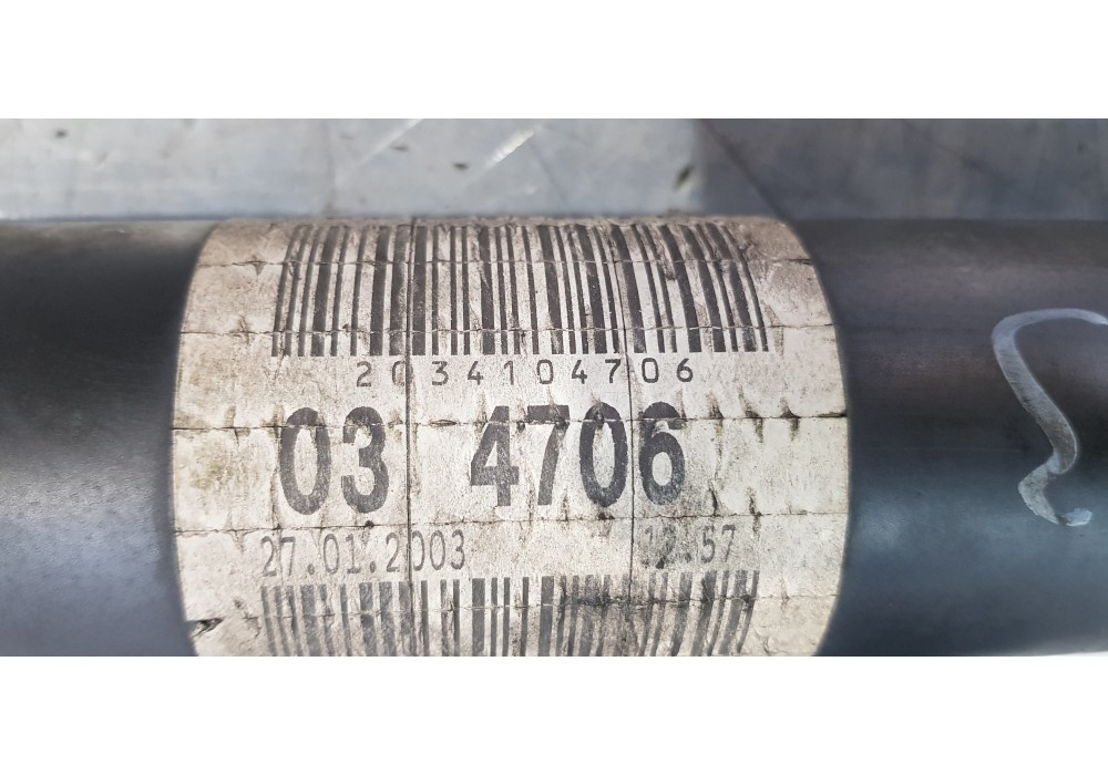 Recambio de transmision central para mercedes clase c (w203) berlina 220 cdi (203.006) referencia OEM IAM 2034104706  