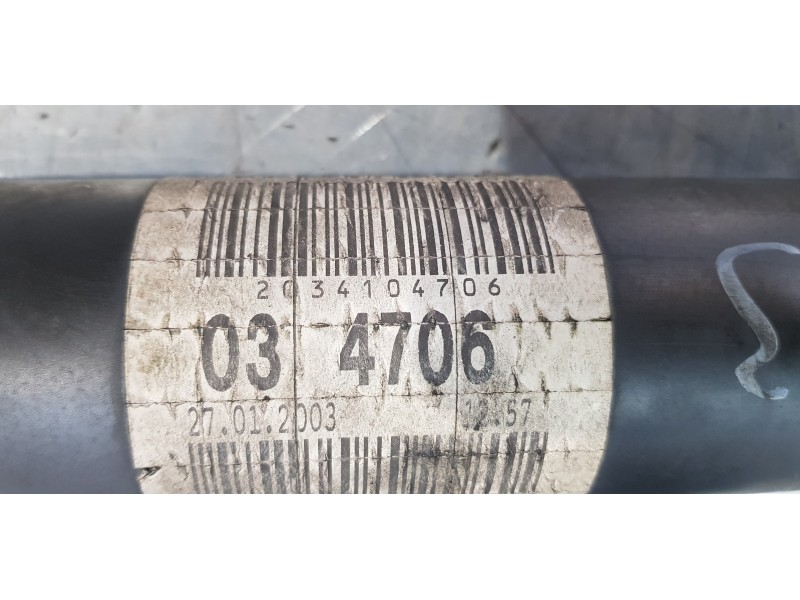 Recambio de transmision central para mercedes clase c (w203) berlina 220 cdi (203.006) referencia OEM IAM 2034104706  