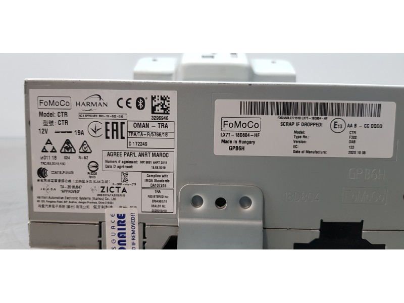 Recambio de sistema audio / radio cd para ford ecosport (cr6) trend referencia OEM IAM LX7T18D804HF   Recambio de sistema audio / radio cd para ford ecosport (cr6) trend referencia OEM IAM LX7T18D804HF