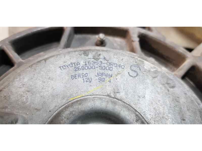 Recambio de electroventilador para toyota verso advance referencia OEM IAM 153530R040  