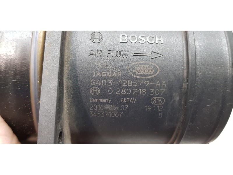 Recambio de caudalimetro para land rover discovery sport pure referencia OEM IAM LR071914 G4D312B579AA 0280218307