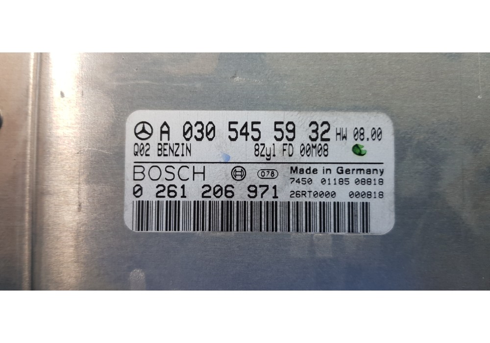 Recambio de centralita motor uce para mercedes clase s (w220) berlina 430 (220.070) referencia OEM IAM A0305455932 0261206971 