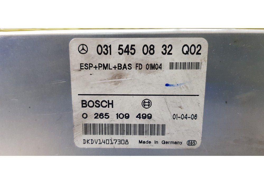 Recambio de centralita asr para mercedes clase e (w210) berlina diesel 320 cdi (210.026) referencia OEM IAM 0315450832  