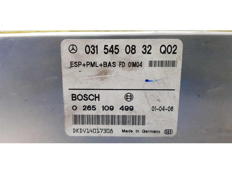 Recambio de centralita asr para mercedes clase e (w210) berlina diesel 320 cdi (210.026) referencia OEM IAM 0315450832  