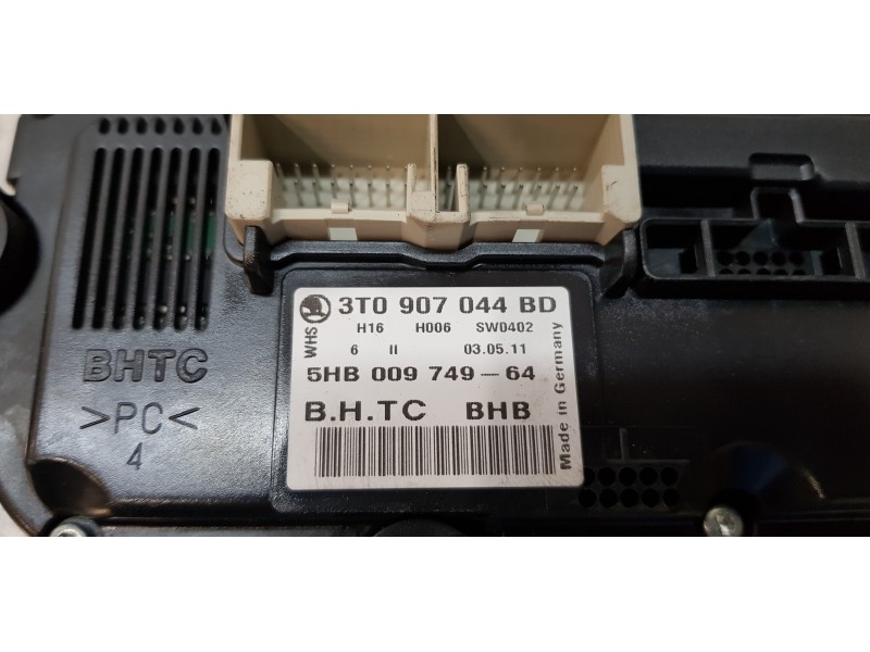 Recambio de mando climatizador para skoda superb combi (3t5) active referencia OEM IAM 3T0907044BD   Recambio de mando climatizador para skoda superb combi (3t5) active referencia OEM IAM 3T0907044BD