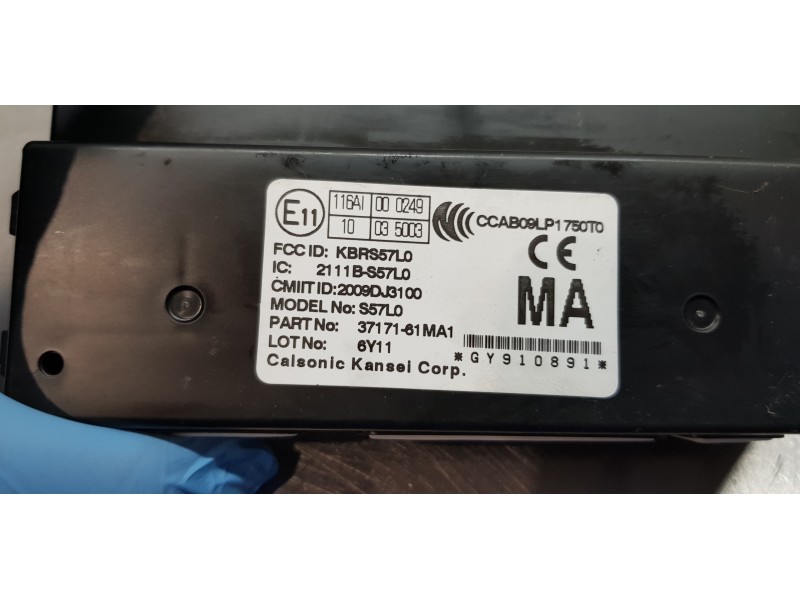 Recambio de modulo confort para suzuki sx4 glx referencia OEM IAM 3717161MA1  