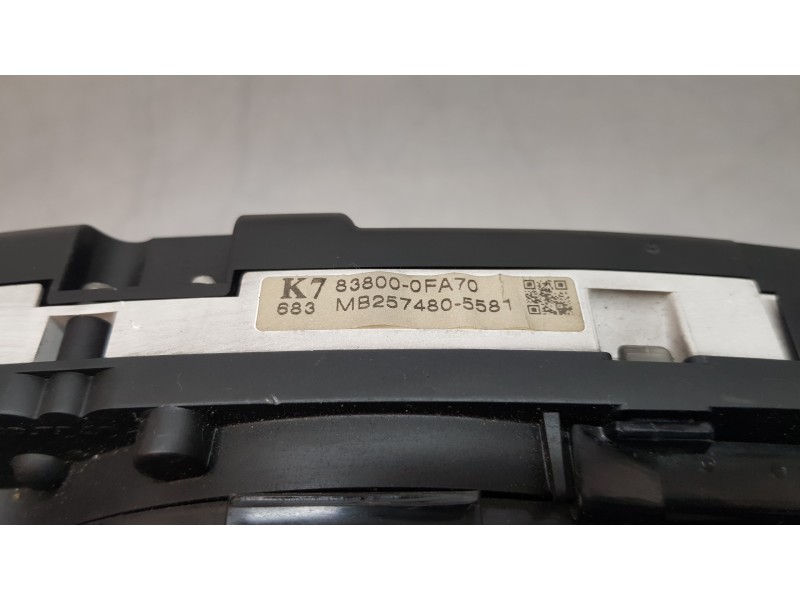 Recambio de cuadro instrumentos para toyota verso advance referencia OEM IAM 838000FA70   Recambio de cuadro instrumentos para toyota verso advance referencia OEM IAM 838000FA70