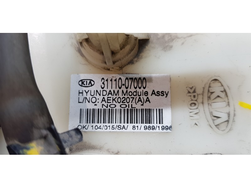 Recambio de aforador para kia picanto 1.1 lx referencia OEM IAM 3111007000   Recambio de aforador para kia picanto 1.1 lx referencia OEM IAM 3111007000