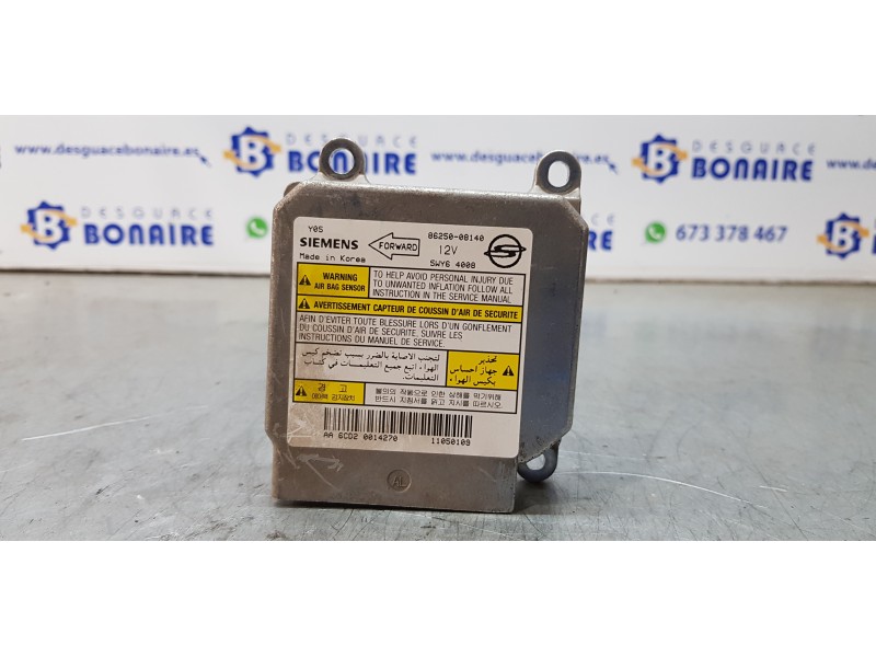 Recambio de centralita airbag para ssangyong rexton 270 xdi limited referencia OEM IAM 8625008140   Recambio de centralita airbag para ssangyong rexton 270 xdi limited referencia OEM IAM 8625008140